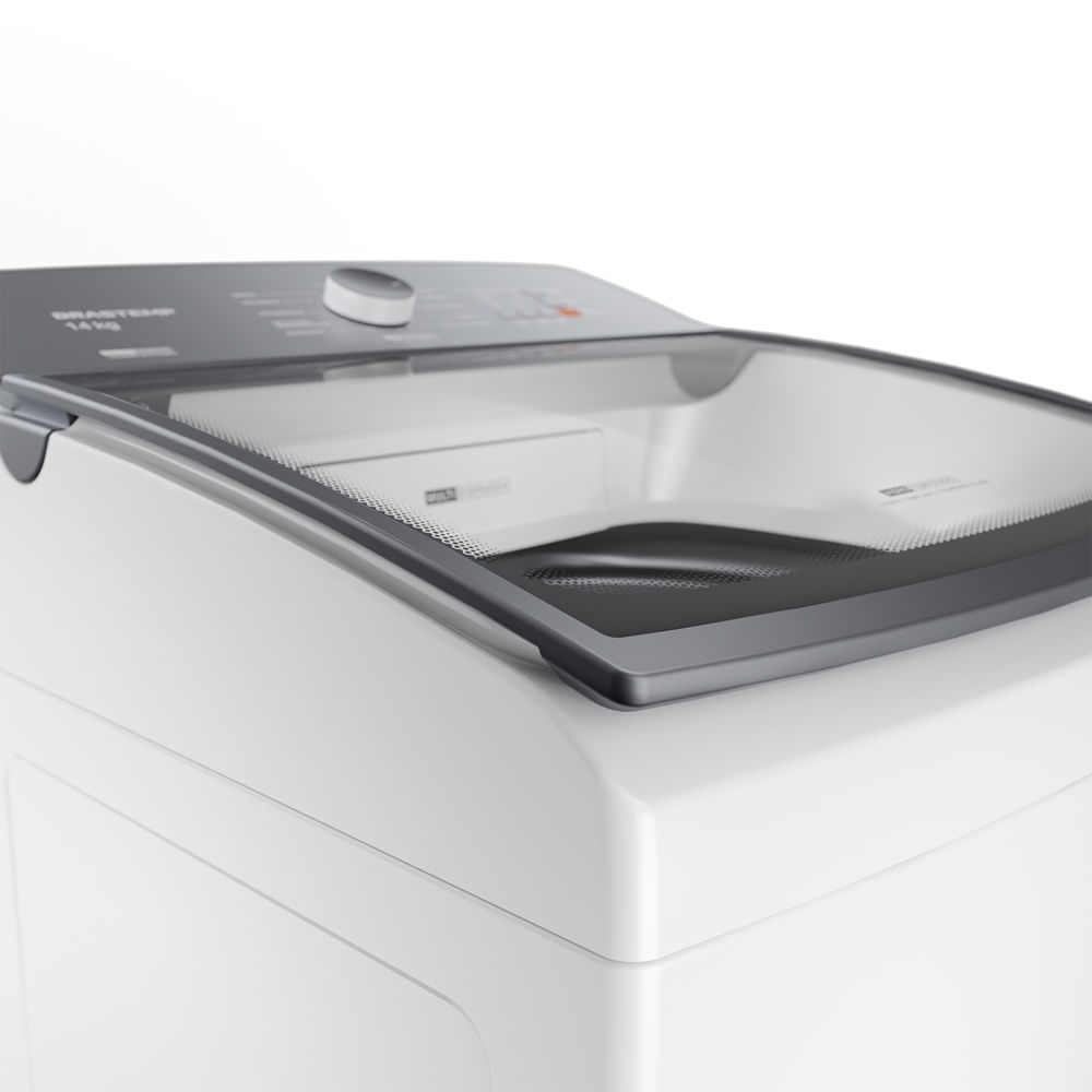 Lavadora de Roupas Brastemp 14Kg Smart Sensor Branca BWJ14AB - 220 Volts